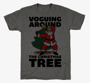 Voguing Around The Christmas Tree Mens T-shirt - Shirt