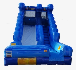 Lil' Wave & Splash Water Slide Front - Inflatable