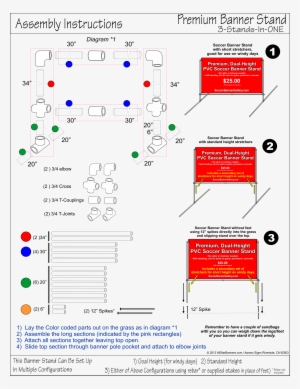 Detailed Information On How To Make A Diy - Make Soccer Banner Stand 3 5