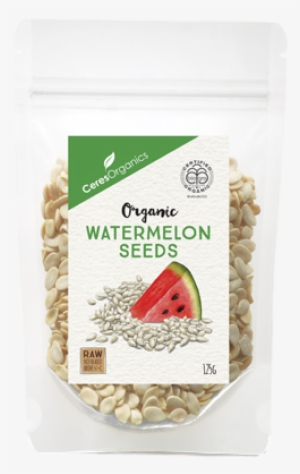 Organic Watermelon Seeds 125gm - Ceres Organics Bio Bean Pasta Edamame & Mung Bean