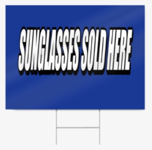 Sunglasses Sold Here Sign - Led-backlit Lcd Display