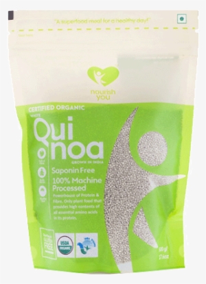 Nourish You Organic White Quinoa, 500gm - Nourish You White Organic Quinoa Seeds Indian, 500g