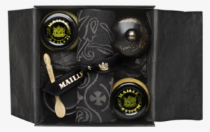 Maille Exclusive Paris Mustard Table Gift Box Set Open - Paris