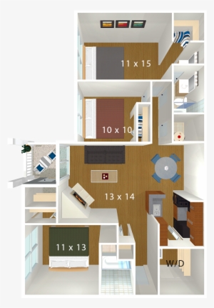 Bent Tree Apartments - Floor Plan