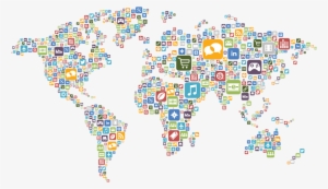 Globalization - Asia Pacific On World Map