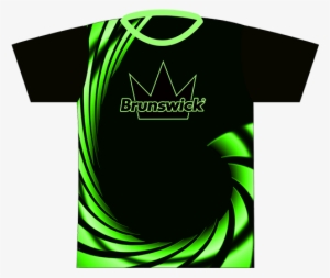 Brunswick Black / Green Swirl - Jersey Design Green And Black