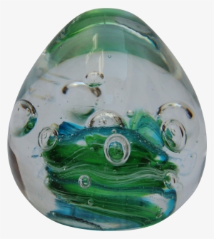 Murano Glass Paperweight Blue - Paperweight