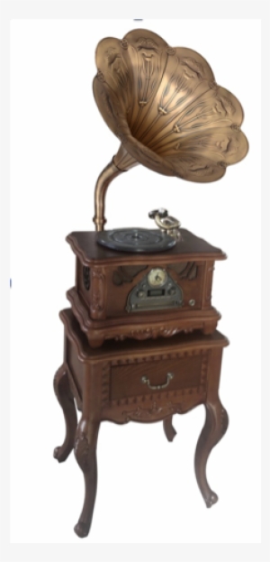Antique Gramophone On Stand - Vintage Gramophone With Stand