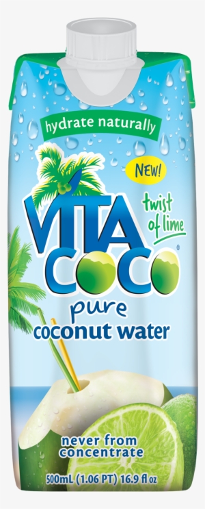 Vita Coco Pure Coconut Water With A Twist Of Lime, - Vita Coco Coconut Water