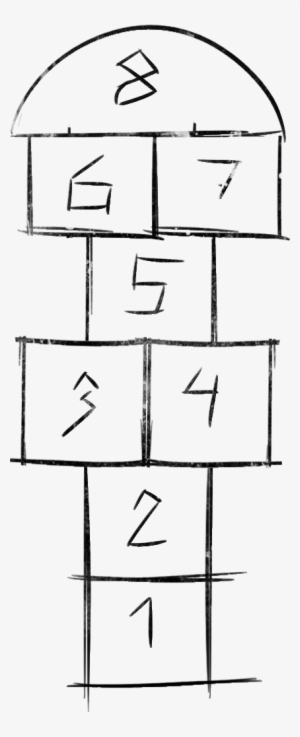 Hopscotch , - Cartoon Hopscotch Transparent Background