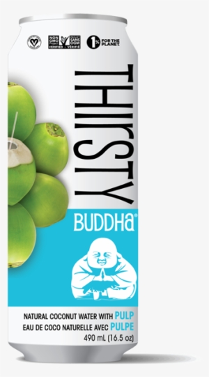Thirsty Buddha All-natural Coconut Water With Pulp - Thirsty Buddha Sparkling Coconut Water