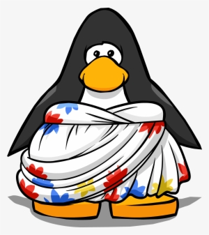 A Slash Of Summer Dress Player Card - Club Penguin In Dress