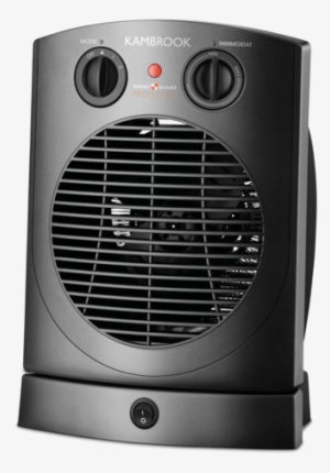 Fan Heater Png Clipart - Kambrook 2400w Upright Black Fan Heater