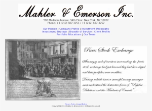 Mahler & Emerson Competitors, Revenue And Employees - De Rue Quinquempoix, 1720