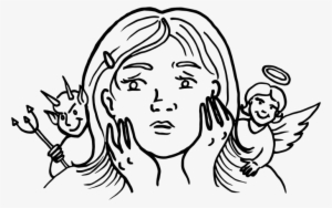 Medium Image - Guardian Angel And Devil