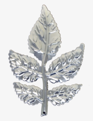 Fitz Design Silver Rose Leaf - 6 Pcs Per Pk