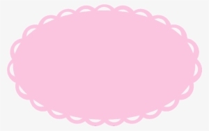 Frame Rosa Redondo Png 1 Image - Plaquinhas Fofas Png