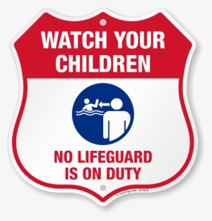 Pool Safety Shield Sign