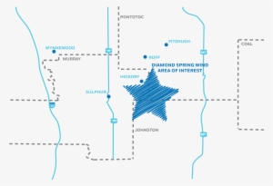 Diamond Spring Wind Project Profile Diamondspring Map - Map