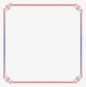 Gradient Bevelled Frame - Square Frame Png