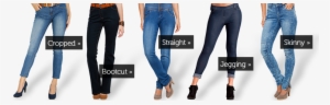 Jeans - Straight Cut Jeans For Ladies