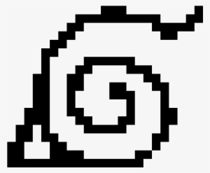 Emblema Aldeia Da Folha - Konoha Pixel Art
