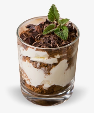 Tiramisu Chocolat - Bolo No Pote Fundo Transparente