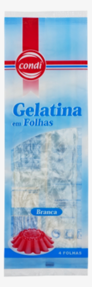 Condi White Jelly 7g - Folhas De Gelatina