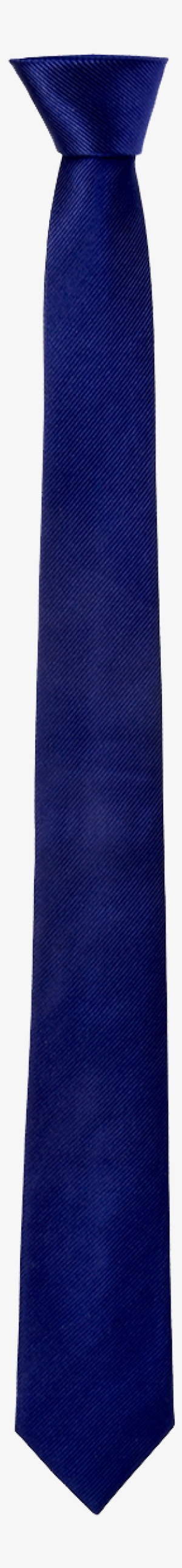 Skinny Oswald Tie In Navy Blue - Silk