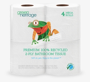 Introducing The 100% Recycled Tissue That's 100% Soft - Atlas Paper Mills Green Heritage Toilet Tissue