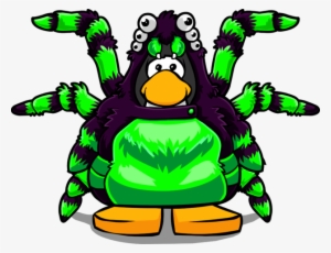 Green Spider Costume Pc - Club Penguin Unreleased Items