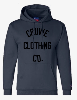 Cruvie Navy Blue Tight-knit Hoodies