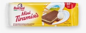 Discover Our Figures - Balconi Mini Tiramisu' - Pack Of 10 X 1.05 Oz = 10.5