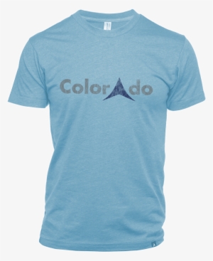 Colorado Mens T Shirt Ice Grey Navy 1 - Triangle