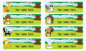 Waldtiere Danken Ihnen Zu Kardieren Karte