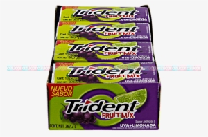 Adams Trident 18s Valupack Uva Limonada 12/12 Adams - Trident Mix Canela + Hortelã Com 5 Unidades