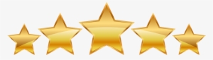 Five Stars Transparent Background