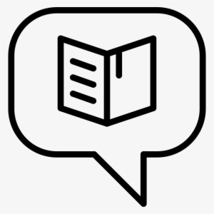 Speech Bubble Rubber Stamp - Icon