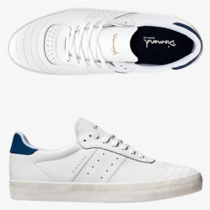Diamond Barca White Skate Shoes - Diamond Supply Co