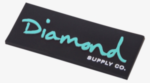 Diamond Og Script Magnet Blk/diamond Blue - Diamond Supply Co