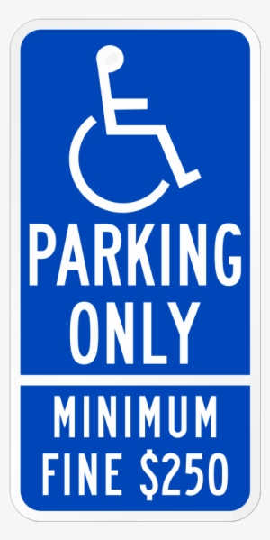 California Handicap Parking Sign K 4352