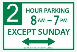 Parking Signs New York Hourly Parking With Day Exception - Meter Parking Signs Nyc