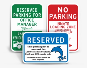 Custom Parking Signs - Custom No Parking Signs