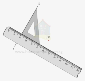Square Metre Or Square Meter - Set Square And Ruler