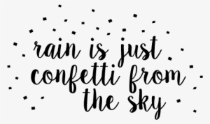 Clear Bubble Umbrella Outdoor Vinyl Transfer Tape “ - Rain Is Just Confetti From The Sky