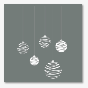 Png Baubles - White Christmas Baubles Png