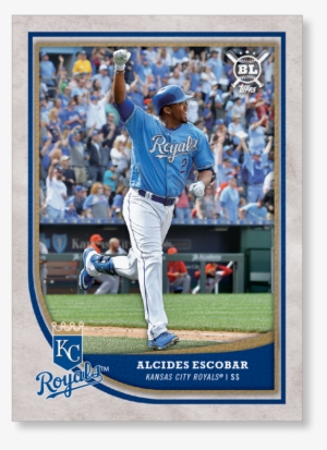 Close Zoom - Alcides Escobar 2017 Action Photo Print