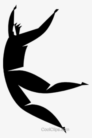 Saltar Pessoa Livre De Direitos Vetores Clip Art Ilustração - Illustration