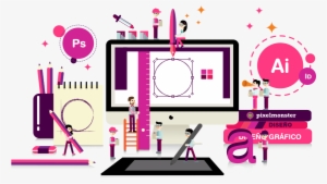 Resultado De Imagen Para Diseño Grafico Digital Png - Areas Del Diseño Grafico