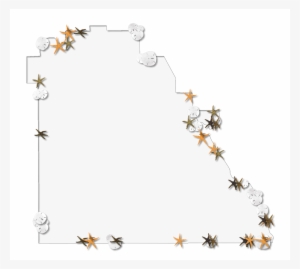 A Map Of Polk With A Thin Black Outline, Inner Drop - Png Beach Sand Frames